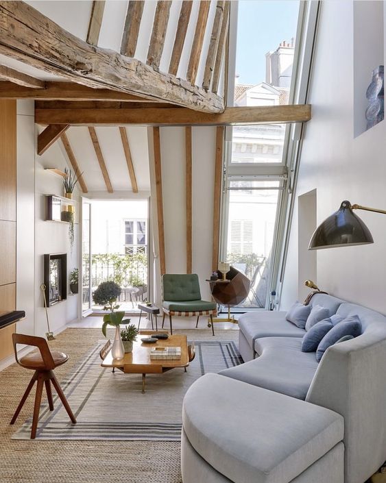 inspiration loft parisien mix moderne et charmant